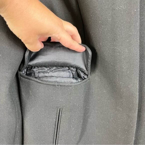 Zara Coat with Box Puff Sleeve Midi Jacket - Picture 7 of 12